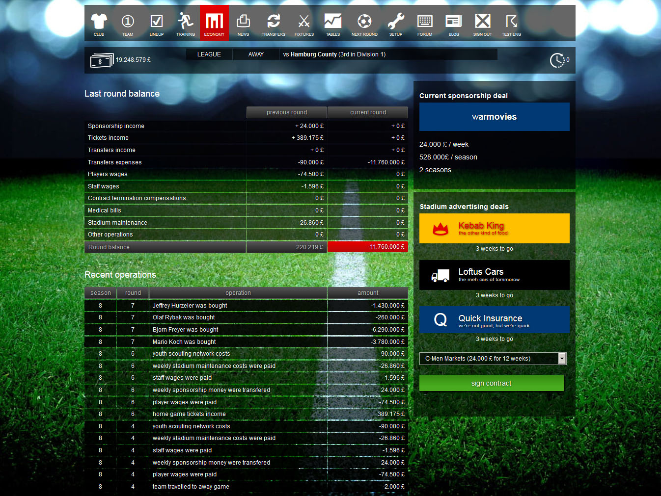 Championship Manager 2020 - online football manager