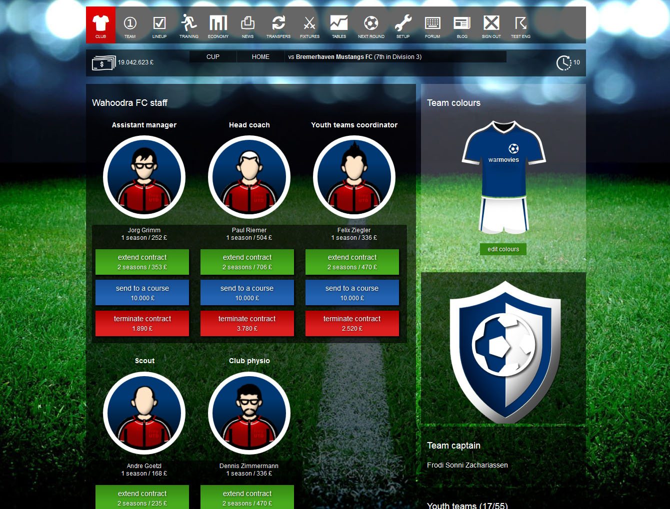 Soccer Manager 2028 - online soccer manager
